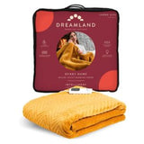 Dreamland Hurry Home Heating Throw Mustard 160x120cm