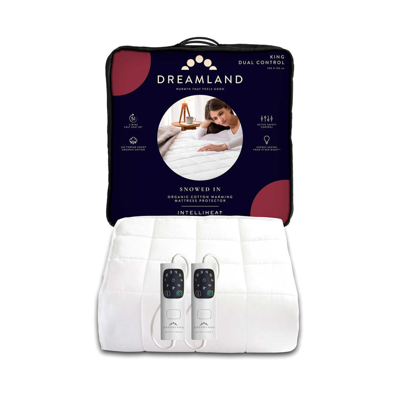 Dreamland Snowed In Warming Mattress Protector 150 x 200cm - British product