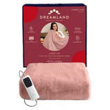 Dreamland Cosy Up faux fur heating throw pink 160x120cm - British product