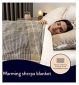 Dreamland Naptime Sherpa Blanket Beige Tartan 180x135cm - British product