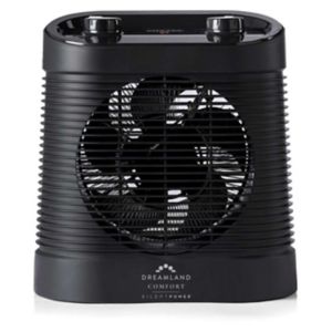 Dreamland Silent Power Comfort portable heater 30x25cm - British product