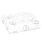Aden Anais Essentials Cotton Muslin Blanket Blushing Bunnies