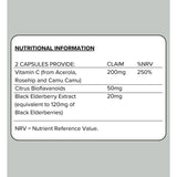 Botanycl Plant-based Vitamin C - 60 Capsules