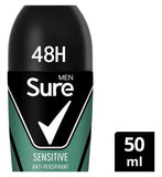 Sure Men Sensitive Antiperspirant Roll On 50ml