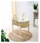 Clair de Lune organic Moses basket with rocking stand - British product