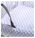 Clair de Lune Moses Basket White Dimple Grey - British product