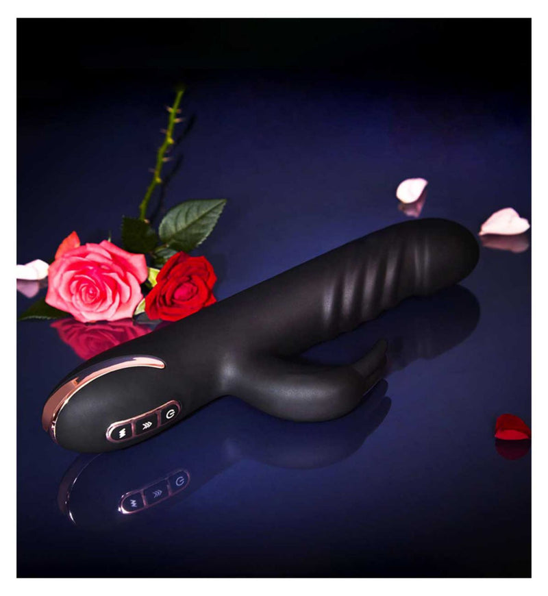 Ann Summers Thrusting Rabbit Black - British product