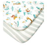 Tutti Bambini Bedside Crib Fitted Sheets 2pk - Run Wild GOODS Boots