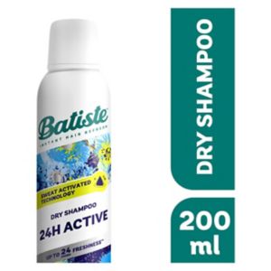 Batiste 24H Active Sweat Activated Dry Shampoo 200ml - British product