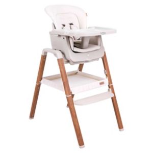 Tutti Bambini Nova Evolutionary Highchair Scandinavian Walnut Ecru, imported from the UK