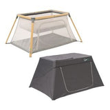 Tutti Bambini Cozee Go 3-in-1 Travel Cot & Playpen Bundle Oak/Charcoal