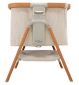 Tutti Bambini Cozee Bedside Crib Scandinavian Walnut Ecru (British brand)