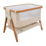 Tutti Bambini Cozee Bedside Crib Scandinavian Walnut Ecru (British brand)