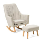 Tutti Bambini Jonah Rocking Chair & Foot Stool Pebble Nursery Furniture