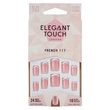 Elegant Touch French Pink 117 Squoval Press-on Nails