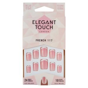 Elegant Touch French Pink 117 Press-on Nails - British product