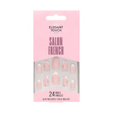 Elegant Touch French Pink 128 Nail Polish Set with Glue