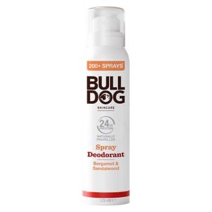 Bulldog Bergamot Sandalwood Men Deodorant Spray 125ml