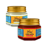 Tiger Balm Red and White Ointment 19g Bundle - Topical Pain Relief UK