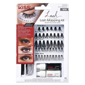 KISS 3D DIY lash mapping kit 41 cluster lashes, UK version