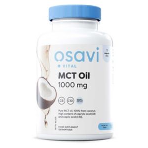Osavi MCT Olje 1000mg Kosttilskudd Kapsler 120 Myke Kapsler