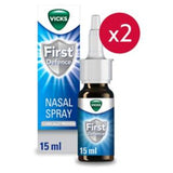Vicks First Defence Nasal Spray 15ml 2 Pack (British brand)