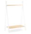 CuddleCo Nola clothes rail white natural - British product