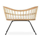 CuddleCo Aria Wave Rattan Crib Bassinet Birth to 6 Months