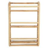 CuddleCo Aria Wave Rattan Bookshelf Nursery Storage