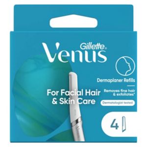 Gillette Venus Dermaplaner Blade Refills 4 Pack, UK version