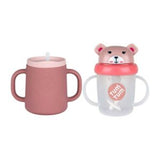 Tum Tum Silicone 3 Way Sippy Cup Bundle Betsy Bear Baby Drinkware 2 Pack