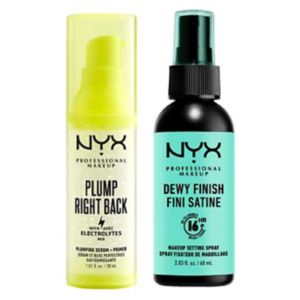 NYX Professional Makeup setting spray and primer kit, imported from the UK