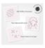 Silver Cloud Heart Print Satin Pillowcase 50 x 75 cm (British brand)