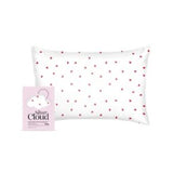Silver Cloud Heart Print Satin Pillowcase 50 x 75 cm (British brand)