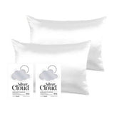 Silver Cloud Satin Pillowcase Twin Pack 50x75cm