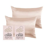 Silver Cloud Caramel Satin Pillowcase Twin Pack 50 x 75 cm