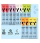 ViDrate electrolyte hydration sachet variety pack (British brand)