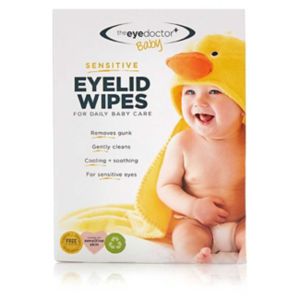 The Eye Doctor Biodegradable Baby Eyelid Wipes 20 pack (British brand)