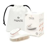 Manta Gentle Hairbrush White For Fragile Hair