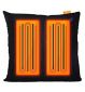 COZY UNA wireless heated cushion royal blue 45x45cm - British product