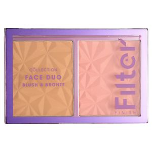 Collection Filter Finish Face Duo Blush & Bronze compact - British product