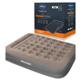 Silentnight Flocked Electric Pump Airbed Grey King