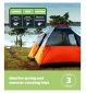 Silentnight SoftFill adult sleeping bag blue colour (British brand)