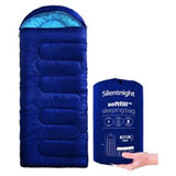 Silentnight SoftFill adult sleeping bag blue colour (British brand)