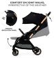 Kinderkraft Compact Apino Stroller Raven Black, UK version