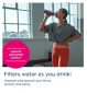 Brita Sports Water Filter Bottle Model Active Dark Blue 600ml, UK version