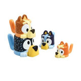 Toomies Bluey Family Pourers Set of 4 Bath Toy