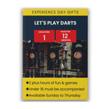 Let's Play Darts Interactive Experience Gift Set