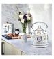 Laura Ashley Dome Kettle Elveden White 1.7L imported from the UK