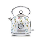Laura Ashley Dome Kettle Elveden White 1.7L imported from the UK